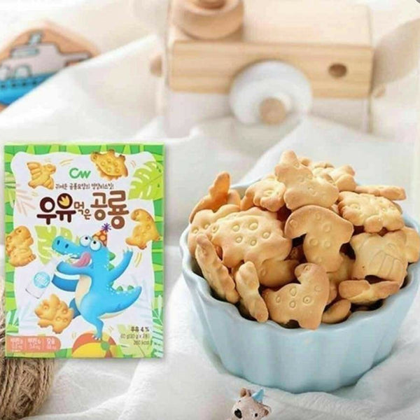 Cw Dinosaur Shaped Biscuits (Milk) 60g