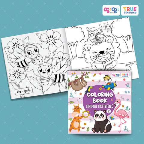 Coloring book Animal Activities ( 2 )