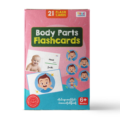 Body Parts Flashcards 21 Cards