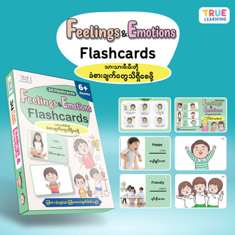 Feelings & Emotions Flashcards (33 Cards)