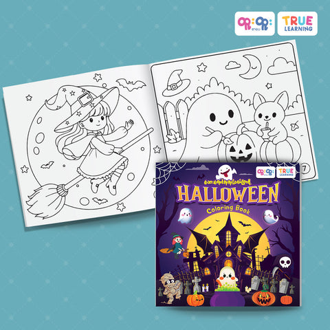 Happy Halloween Coloring Book