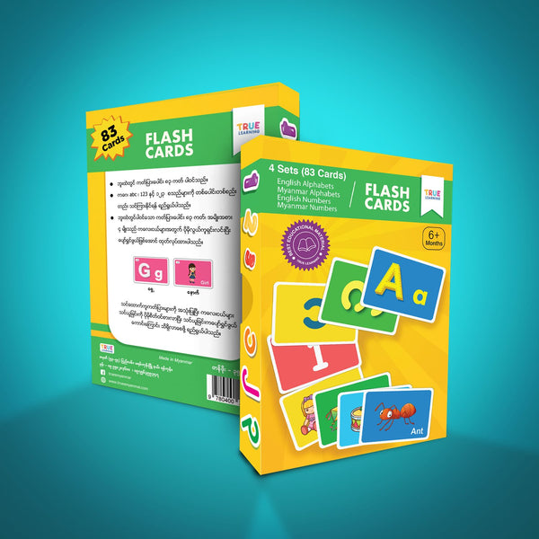 Essential Flashcards 4 sets (83 Cards) - True's Myanmar