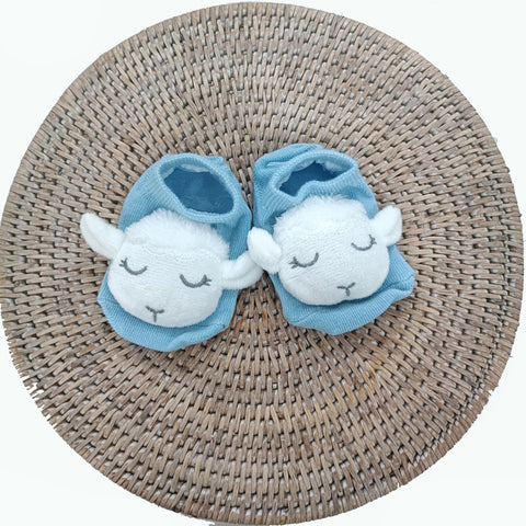 Baby Sock Blue Sheep