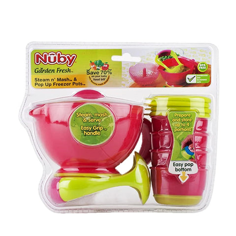 Nuby - Steam 'n' Mash & Freezer Pots ( 92630)