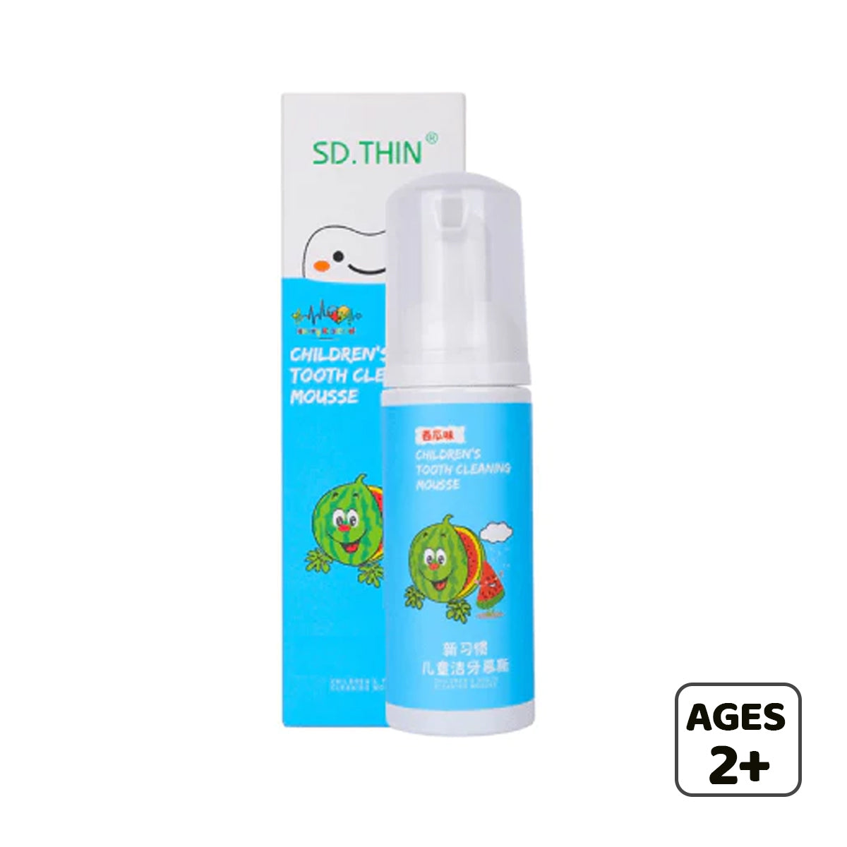SD.THIN Watermelon flavour Mousse Toothpaste (60ml)