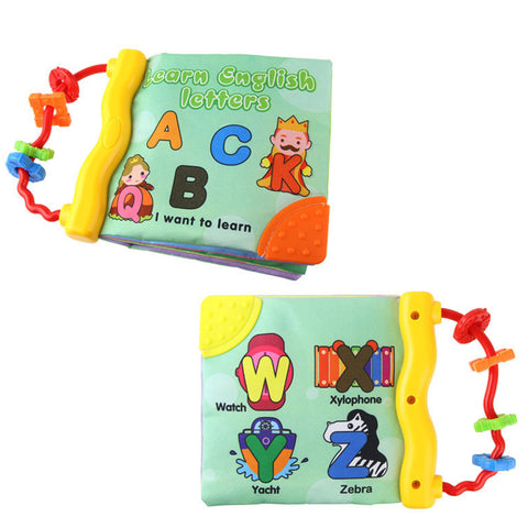 BB Cloth Book with Tooth Gel (English Letters)