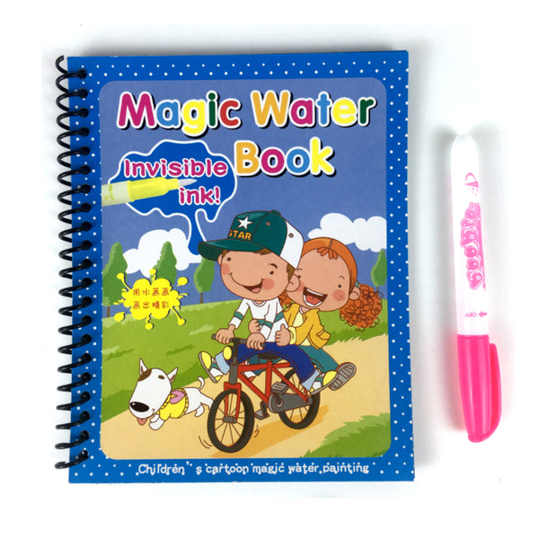 Cartoon Magic Water Paper Book - True's Myanmar