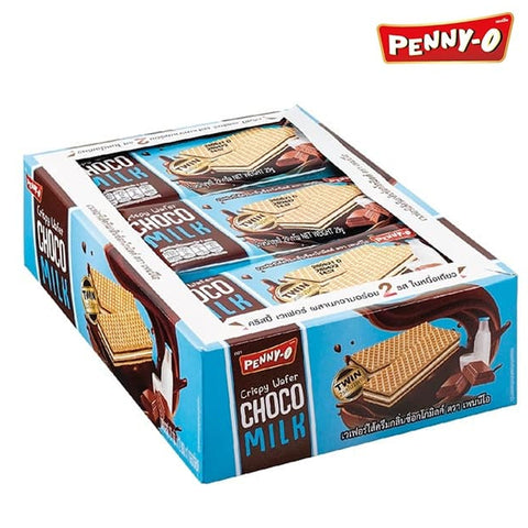 Penny-O Crispy Wafer Choco Milk (12pcs) (1Yr+)