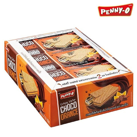 Penny-O Crispy Wafer Choco Orange (12pcs) (1Yr+)
