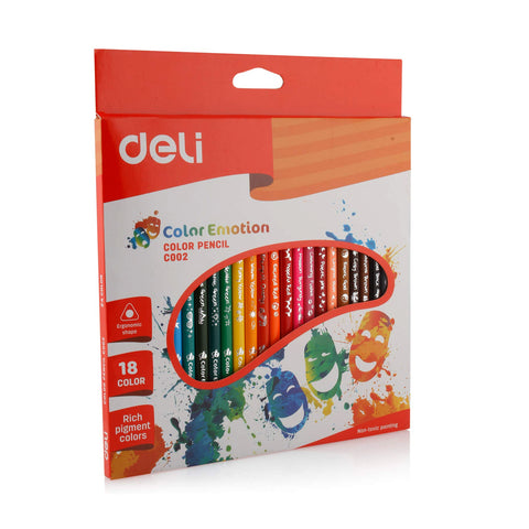 Deli Color Emotion Pencil (18pcs)