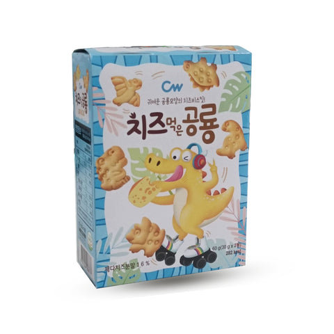 Cw Dinosaur Shaped Biscuits (Cheese) 60g