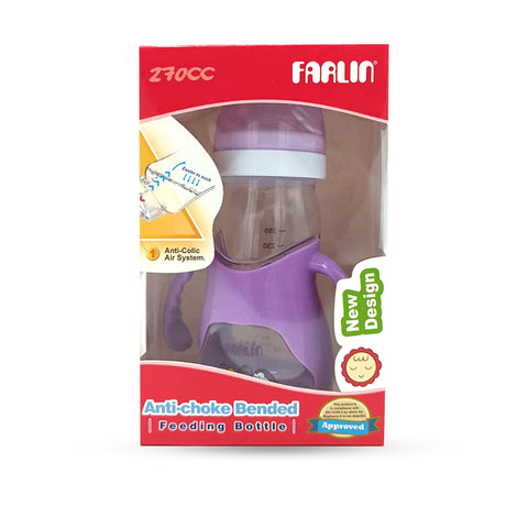 Farlin Angle Feeding Wide Neck Handle Bottle (250ml)