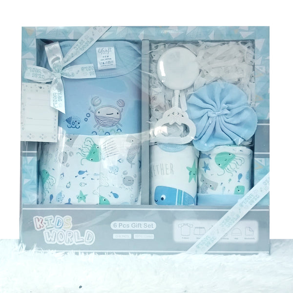 Kids world Gift Set Blue (6pcs)