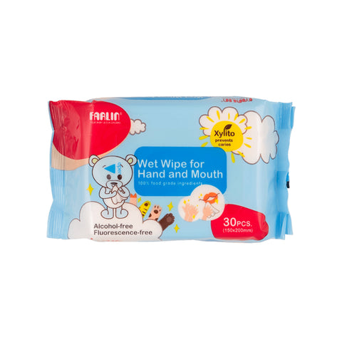 Farlin-Hand & Mouth Wet Wipes (30pcs)