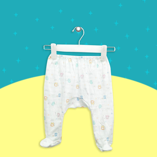 Little Home Baby - ခြေပိတ်ဘောင်းဘီ (0-3M)