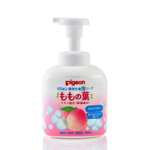 Pigeon- Peach leaf Medicated Foam soap (450ml)