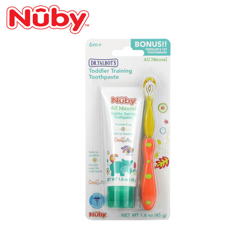 Nuby-Toddler Training Toothpaste & Toothbrush