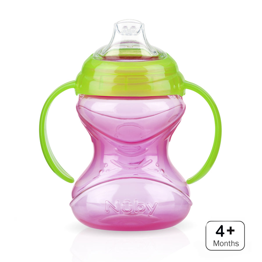 Nuby-Grip & Slip Click it Cup 4M+(300ml)