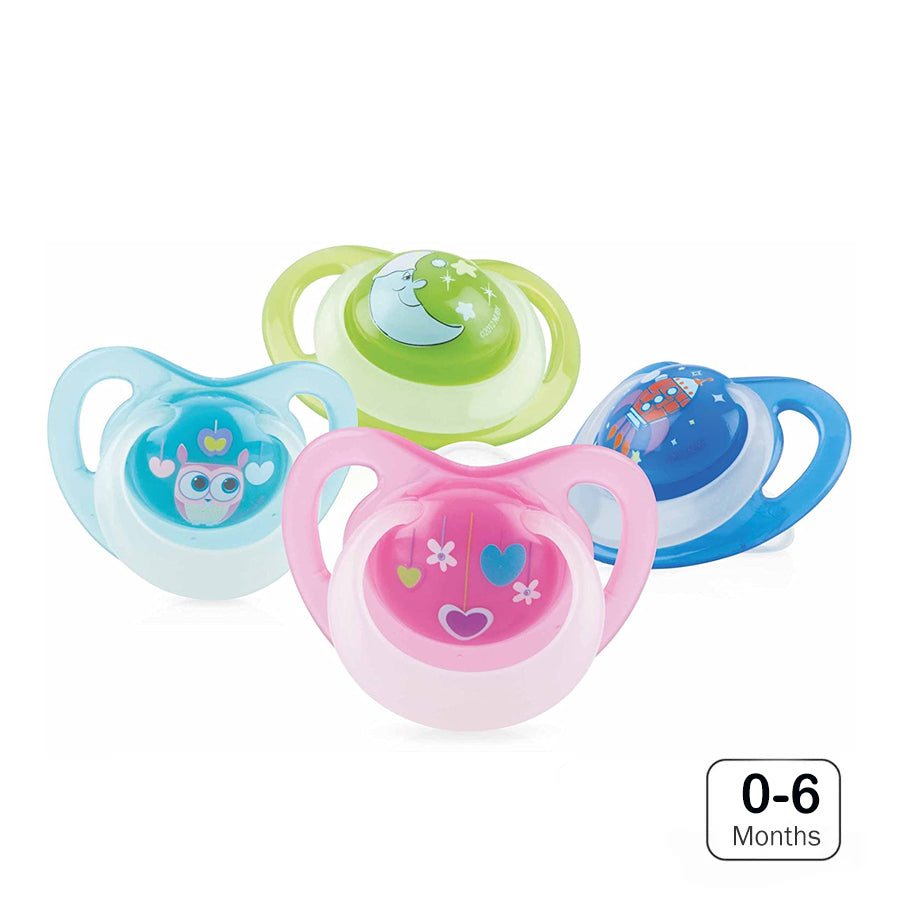 Nuby-Orthodontic Pacifier 1pcs (0-6M)