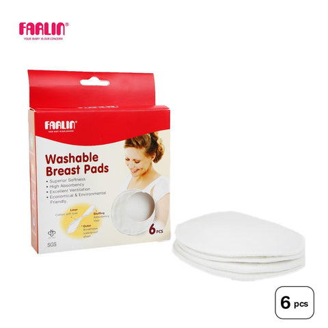 Farlin-Washable Breast Pads (6pcs)