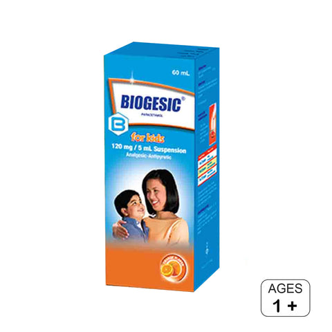 Biogesic For Kids Orange Flavour (120mg/5ml )