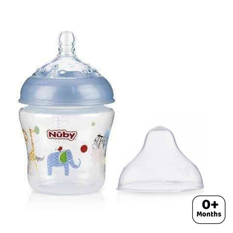 Nuby- Breast Size Bottle 0M+(180ml)