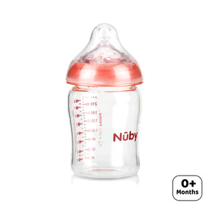 Nuby- Softflex Glass Nurser 0M+(240ml)