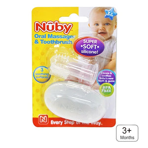 Nuby-Oral Massager & Toothbrush