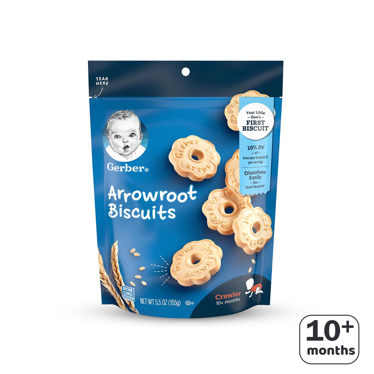 Gerber Arrowroot Biscuits (155g)
