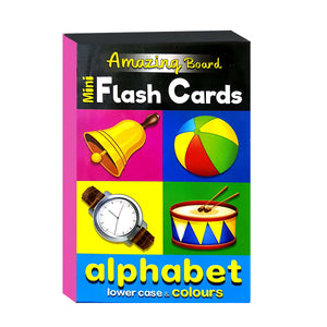 Alphabet Lower Case & Colors Mini Flash Cards