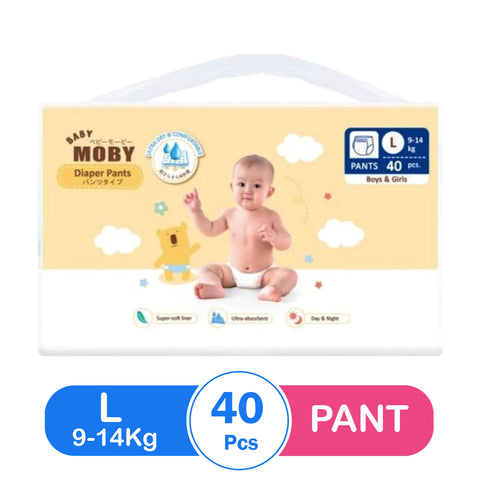 Baby Moby Diaper L (40pcs)