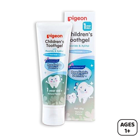 Pigeon- Children's Toothgel With Fluoride & Xylitol Natural Flavour (45g)