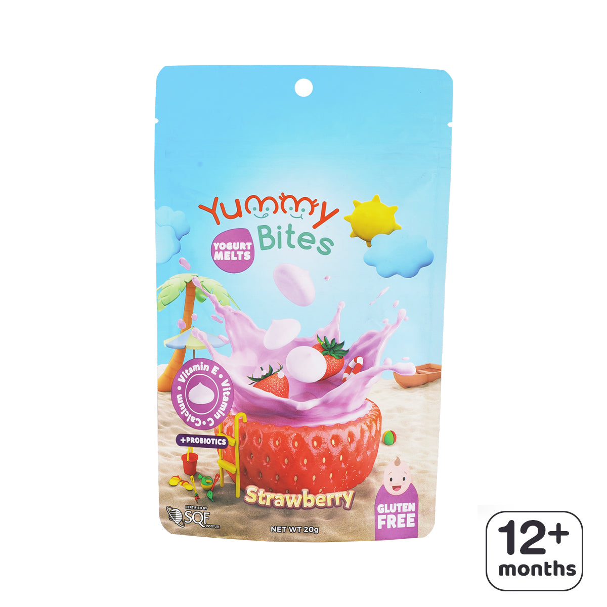 Yummy Bites Yogurt Melt (Strawberry )20g