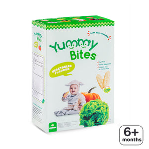 Yummy Bites Rice Crackers (Vegetables) 25g
