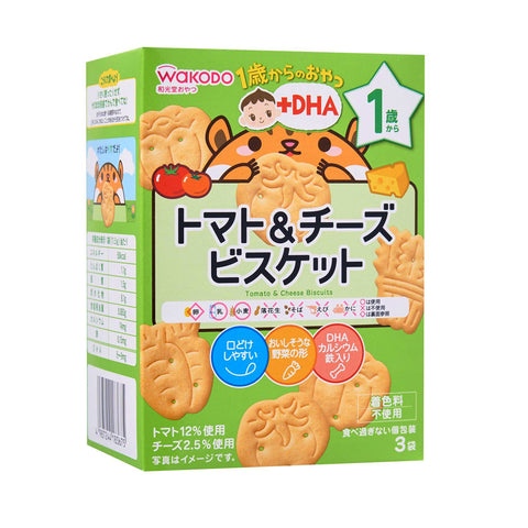 Wakodo DHA Tomato & Cheese Biscuits (1yrs+)